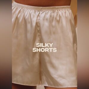 Daily Drills Silky Cream Shorts